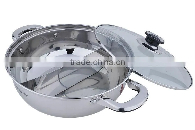Charms stainless steel indian hot pot set