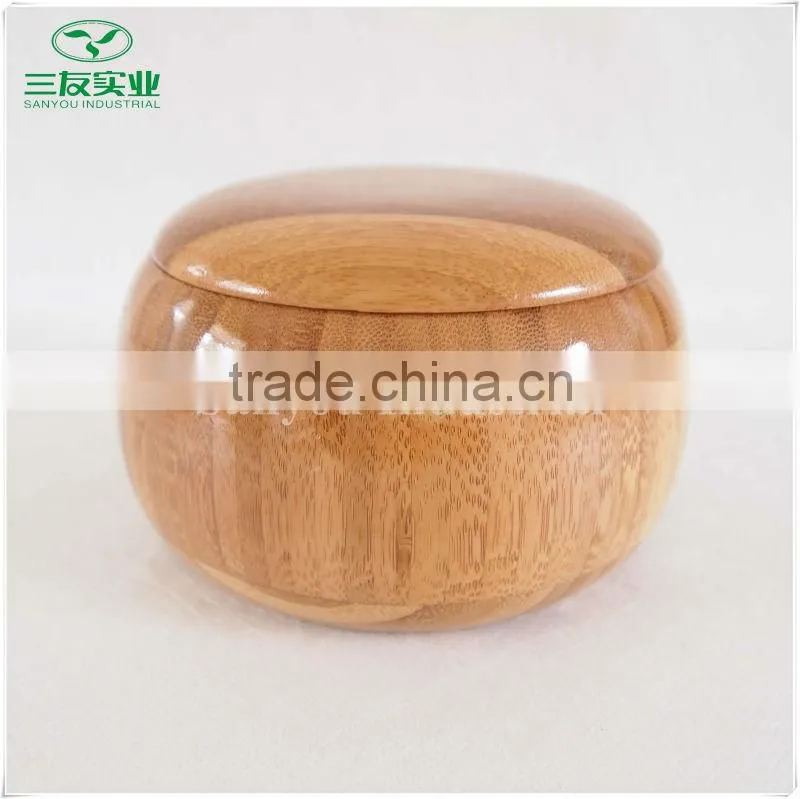 2016 newly good strength Natrual Bamboo Canister with Lid