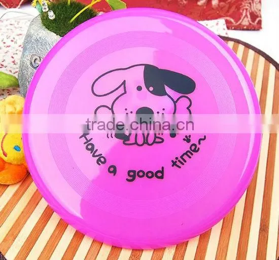 promotional and good quality plastic pet dog frisbee