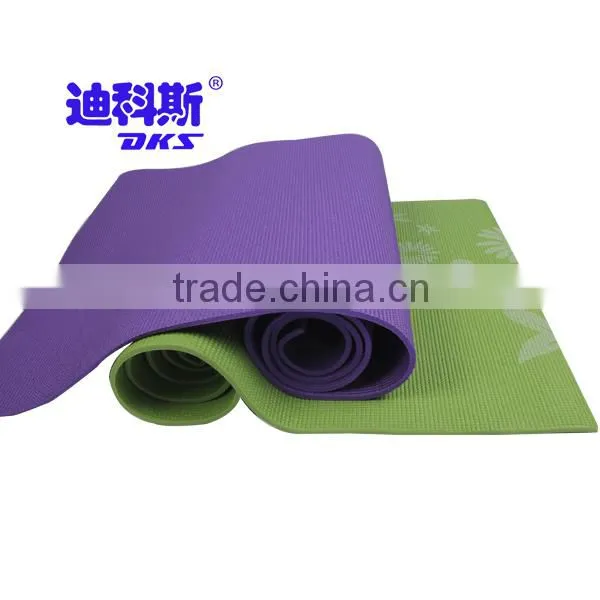 Eco-friendly Fitness Women Yoga Mats PVC Material