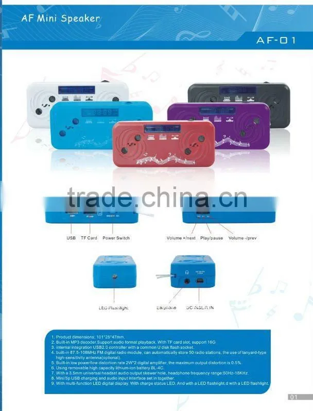 mini portable speaker,SD card speaker,stool shape speaker