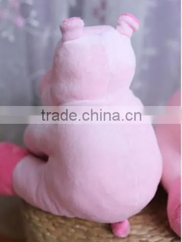 plush toys/animal plush toys /little sitting hippo plush toys