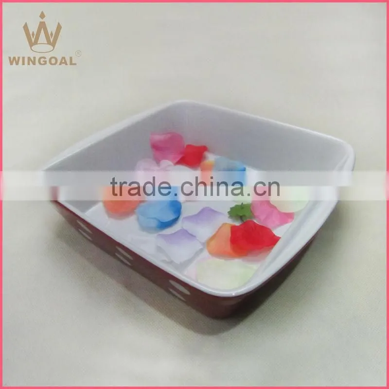Porcelain and Ceramic rectangular bakeware