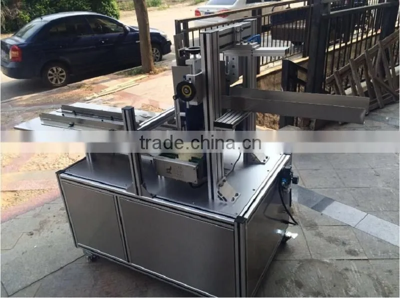 China machine automatic cake box gluing machine/take away food box making machine for sale