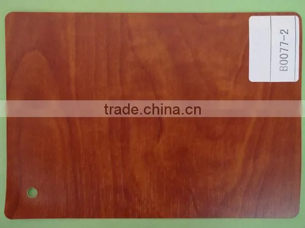 wood grain type pvc film for wood floor