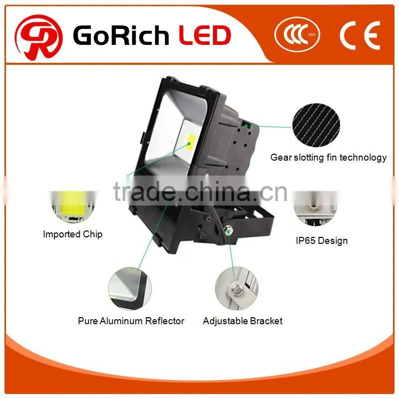2016 Outdoor High Lumen Bridgelux COB LED flood light Meanwell driver LED Flood light 100w