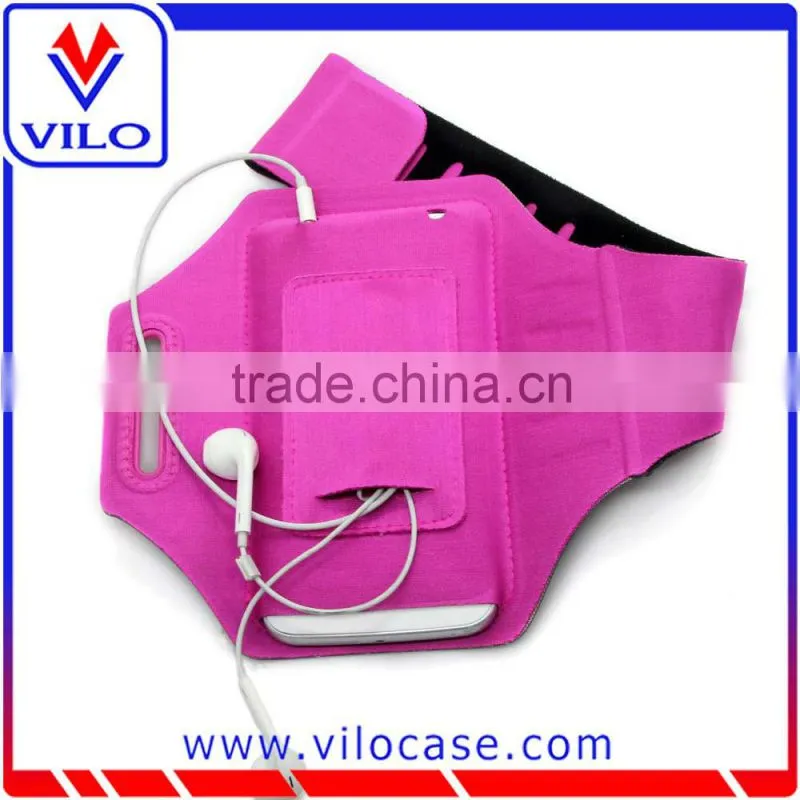 high quality Lycra band durable and ajustable running armband