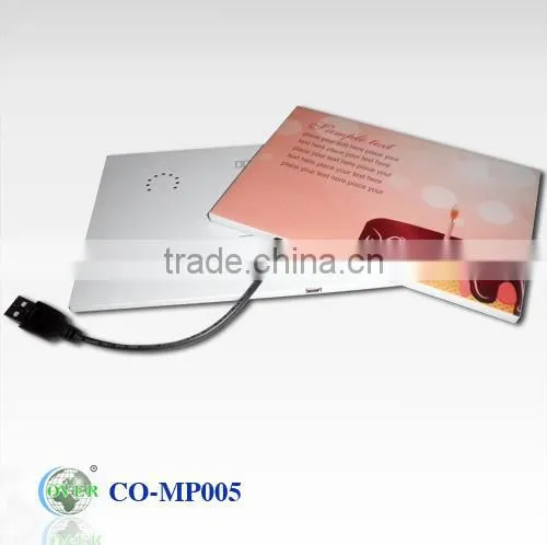 Promotional Items Voice Recording Postcards, USB Postcards for Wedding Favors
