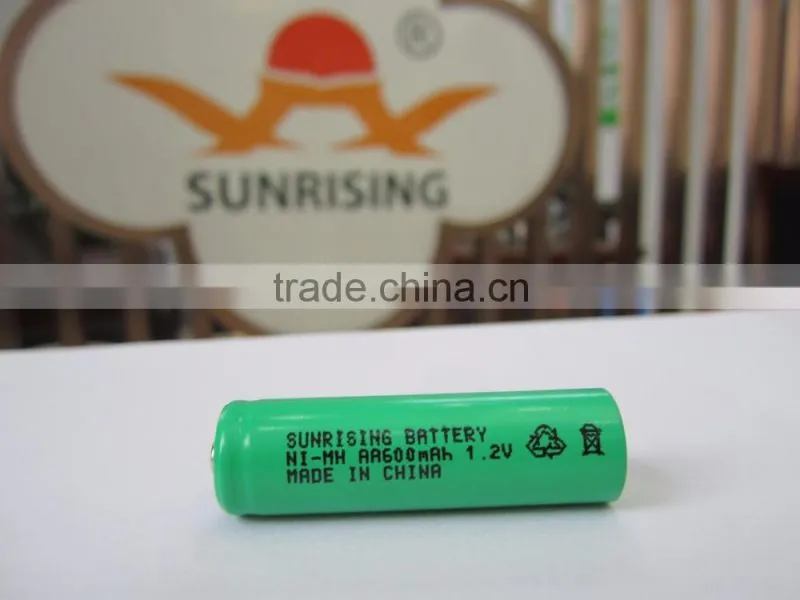AA 600mAh 1.2 V Quanlity Rechargeable Battery NI-MH 1.2V Rechargeable 2A Battery Baterias Bateria