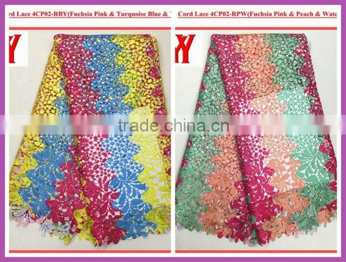 2016 new style cord lace / cord lace for wedding dress/ beaytiful embroidery for dressing