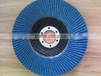 H311 T27/29-180X22.23 High quality white corundum flap disc for polishing mental, stainless steel