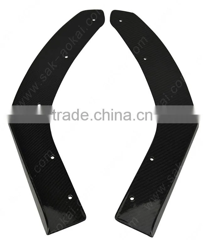 Canard Wing C style carbon fiber lip splitter fit to all cars