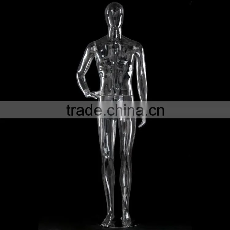 high gloss white and transparent unbreakable plastic mannequin