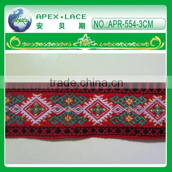 fashion Jacquard tape for garment