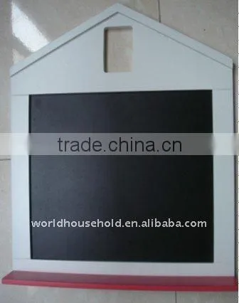 SR2623R house shape wooden chalk memo board