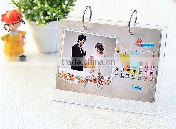 Super Simple acrylic calender stand with difftent shape