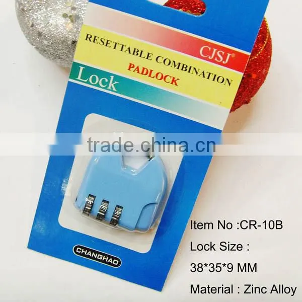 2015 New Design Hot Sale Metal Luggage Password Lock For Safe