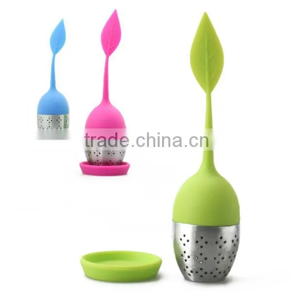 Fruit Shape FDA/LFGB Food Grade Silicone Infuser Tea Strainer