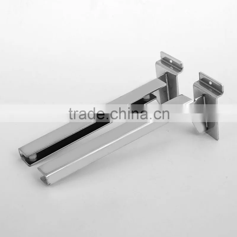 Metal Slatwall Glass Bracket Corner Glass Bracket
