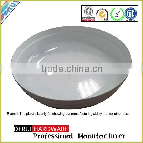 metal coated spinning deep drawing service for lamp cover