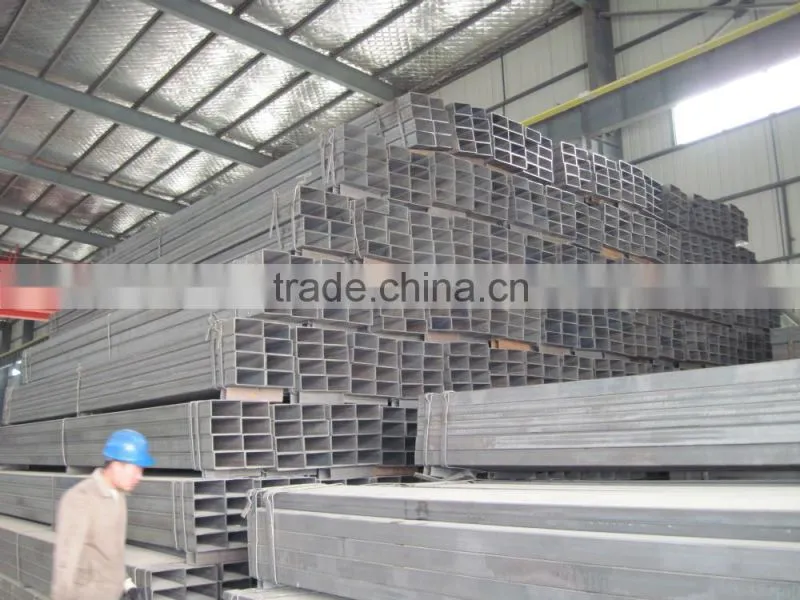 100x100mm SHS Galvanized hollow section square steel pipe/tube