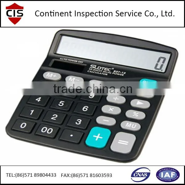 promotional gifts,cheap electronic digital calculator with keyboard,full inspection,factory audit,inline inspection,QC service