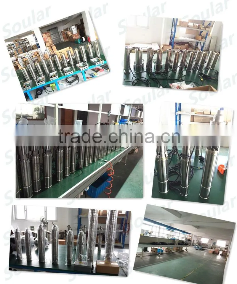 Best Submersible Solar Pump Price ( 1300w-6.6m3/hr - 158m )