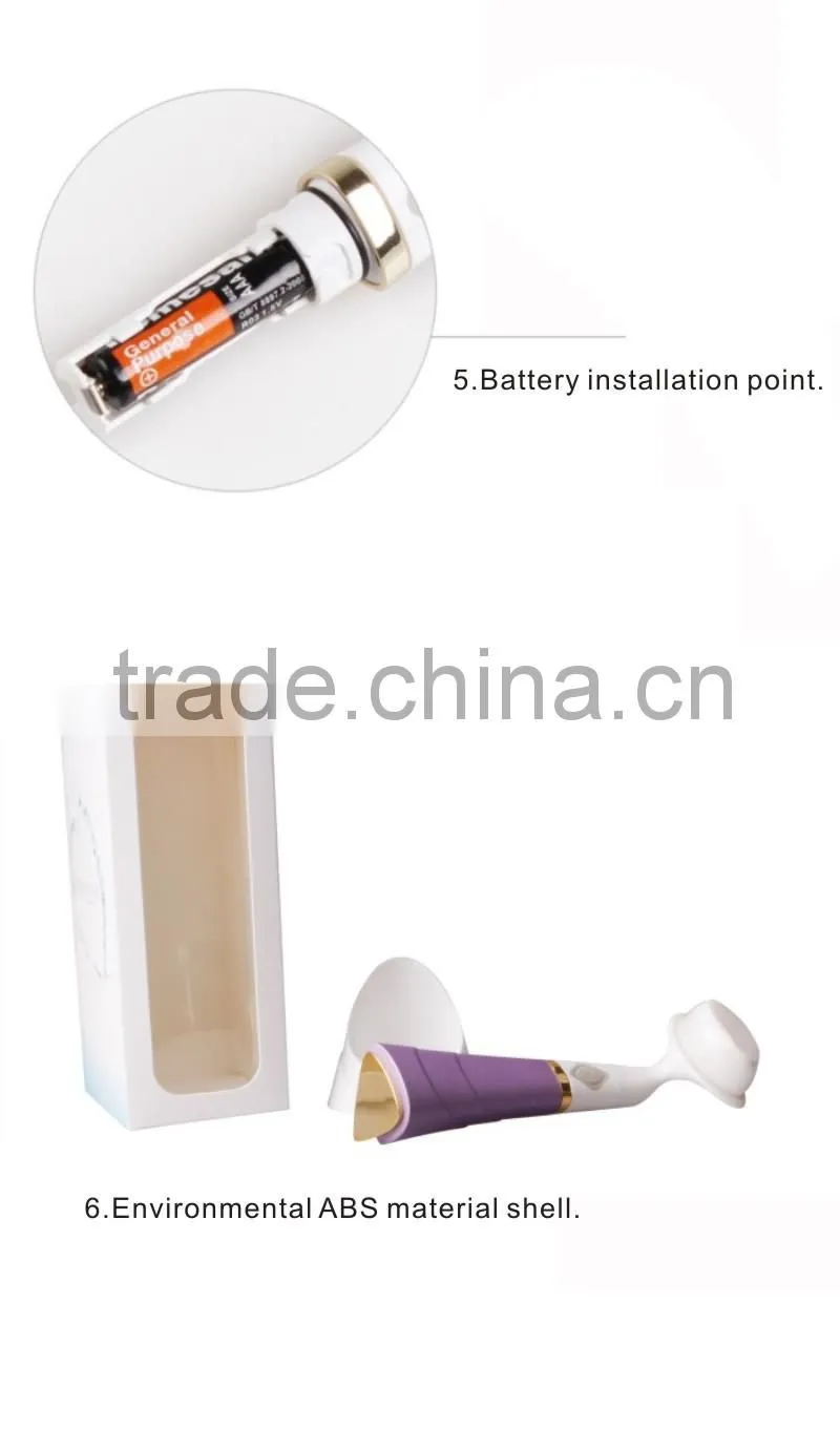 Ultrasonic electric face clean brush silicone facial brush