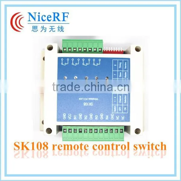 Alibaba China Four Channel Wireless Switch Remote Controller SK108U 3Km Transmitter Distance Transceiver Module Remote Controls