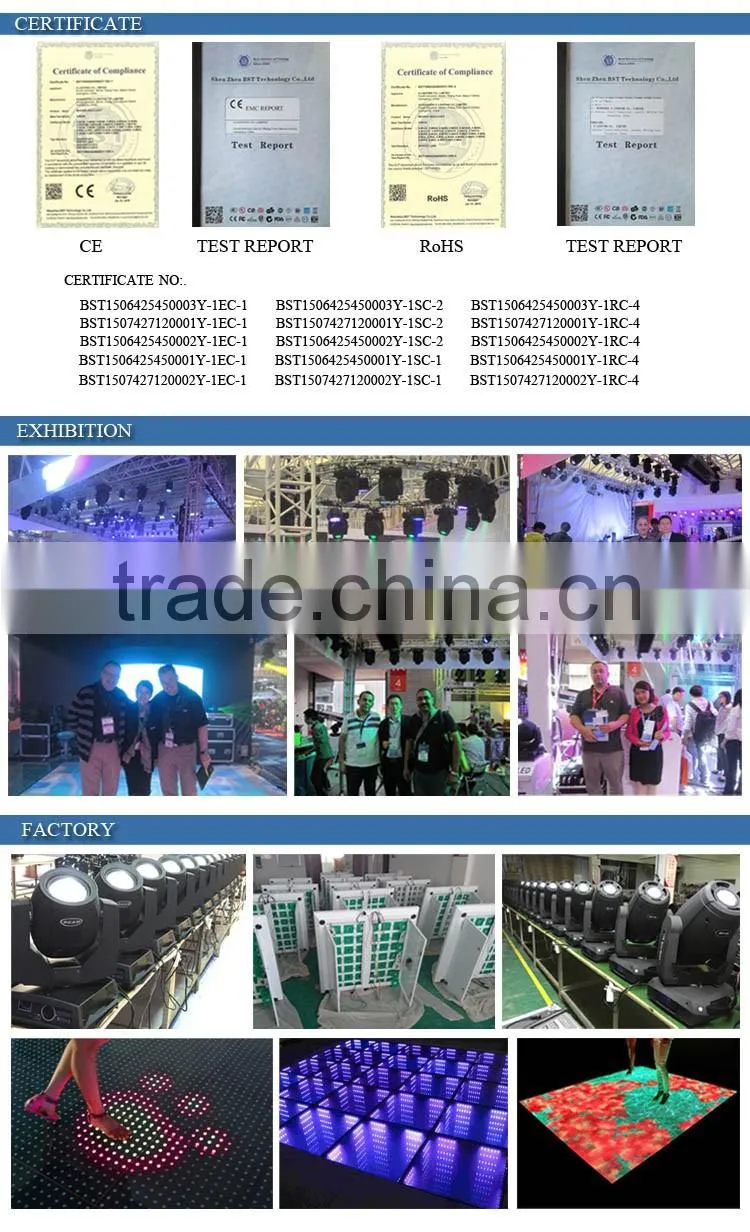 4*18w RGBWA UV wireless battery led par light led light stage lighting