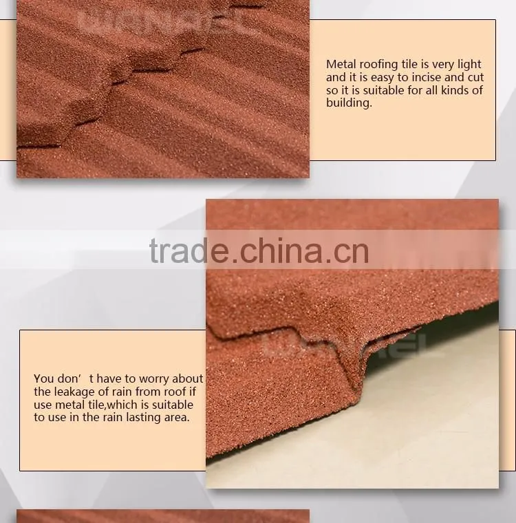 Wanael high strength sheet and noisy resistance discount aluminum metal roof tile