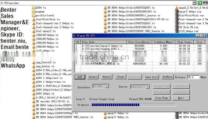 usb asi sender ts file to asi bnc (2 ASI out and USB2.0 interface)