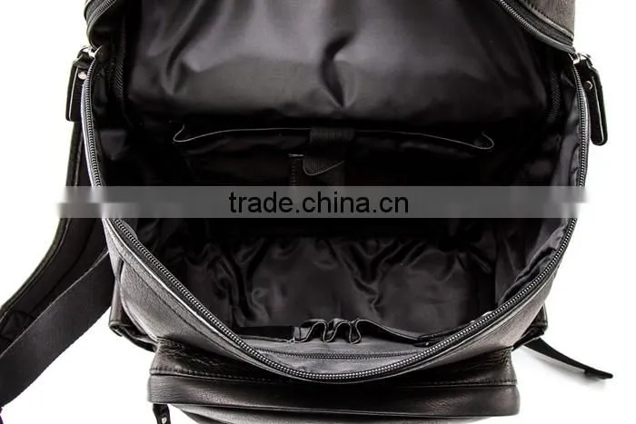 8 Years Manufacturer Real Leather Nice Design Simple Style Superior Quality Custom Leather Backpack