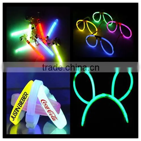 Christmas Glow Stick Glasses 5*200mm Foil Bag Wrapped