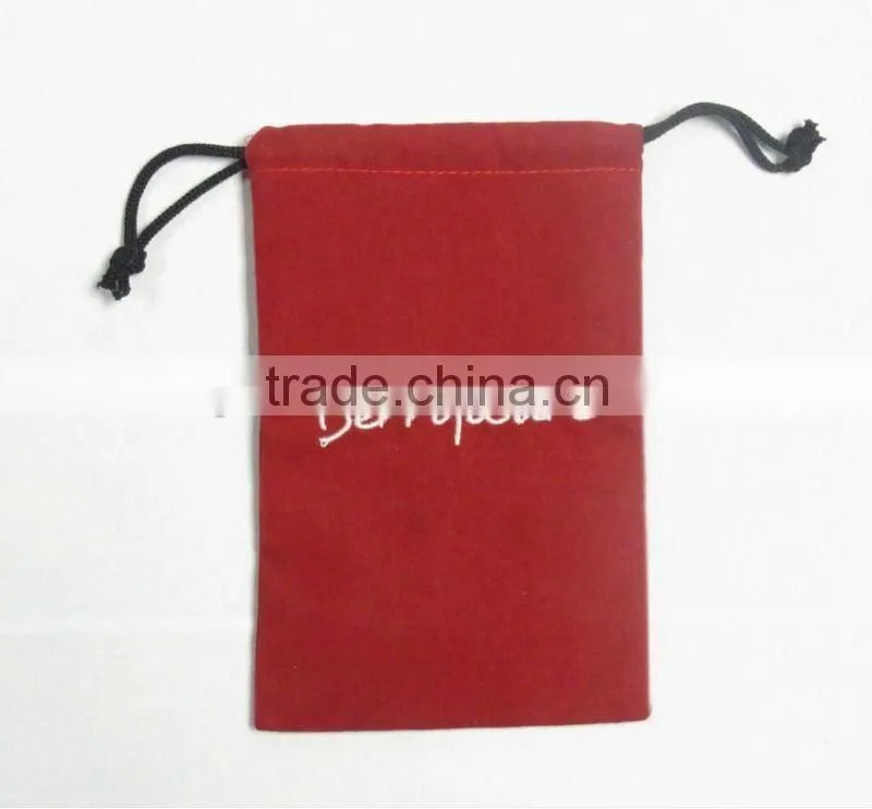 custom red velvet bag,velvet clutch bag,velvet santa bag