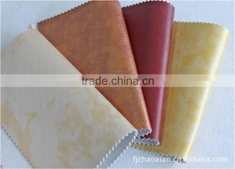 Printed pu microfiber leather for sofa