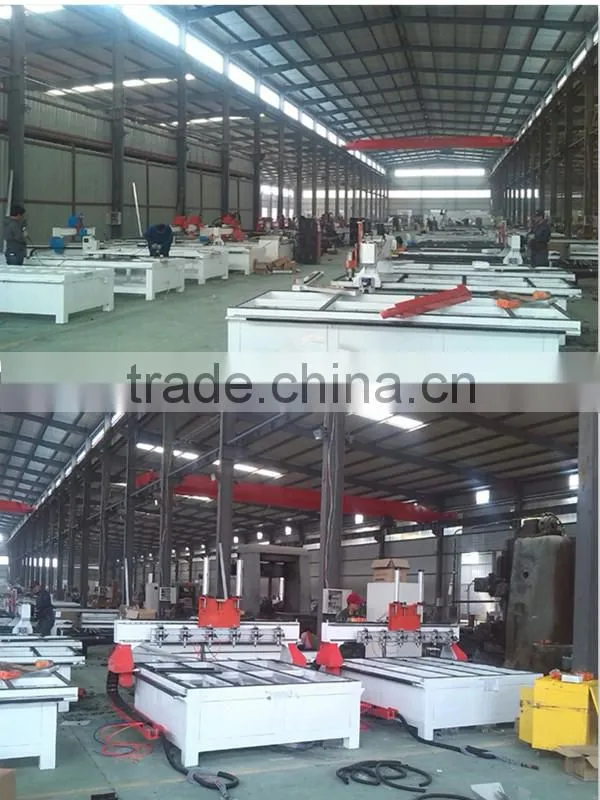 Woodworking 3d cnc router cnc wood carving machine 6 heads spindle