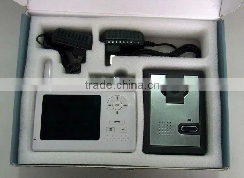 3.5 inch color battery operated intercom system wireless outdoor