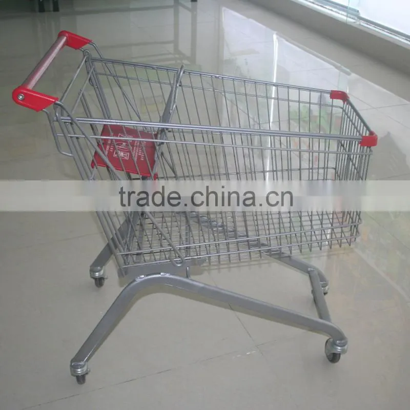 Best selling supermarket shopping trolley with seat