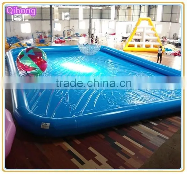 portable inflatable swimming pool with tent covers for family, inflatable water pool rental for adults and children