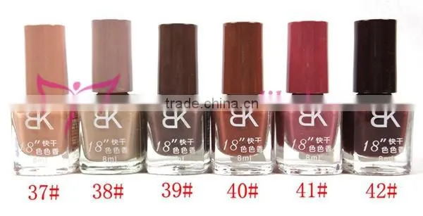 Cheap Wholesale BK 8ml nail polish for nail art