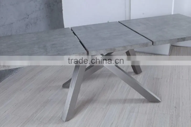 Top sell 1.8m-2.4m mdf extendable dining table