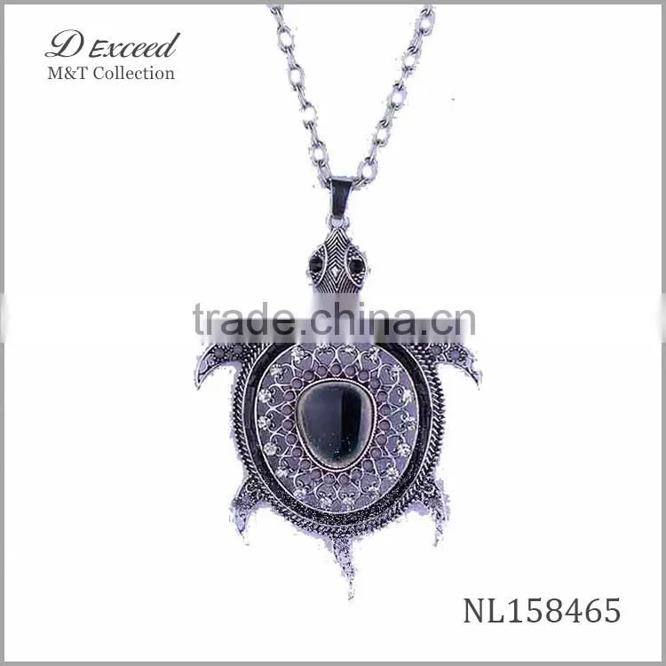 2015 funky pendants necklace,tortoise gold chain necklace