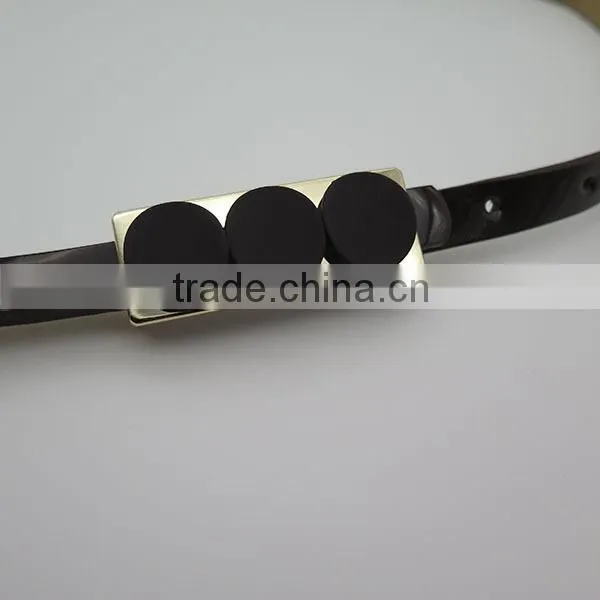 Lady's fashion skinny belt for dress