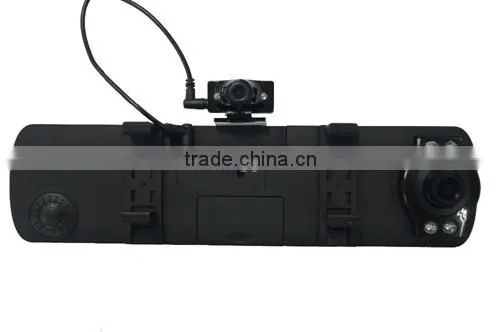 4.3" TFT LCD screen Dual Lens Car Rearview Mirror Car Video Recorder