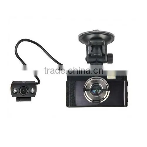 3.0 inch HD1080P 5.0MP dual camera car dvr full hd 1080p car camera