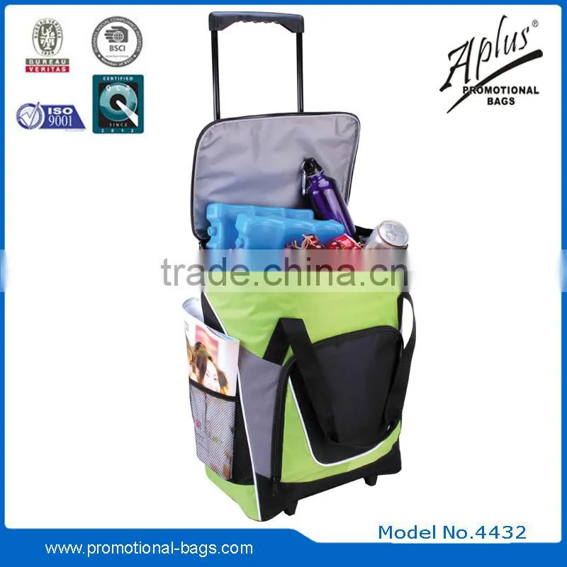 new trolley insulated cooler bag with wheels