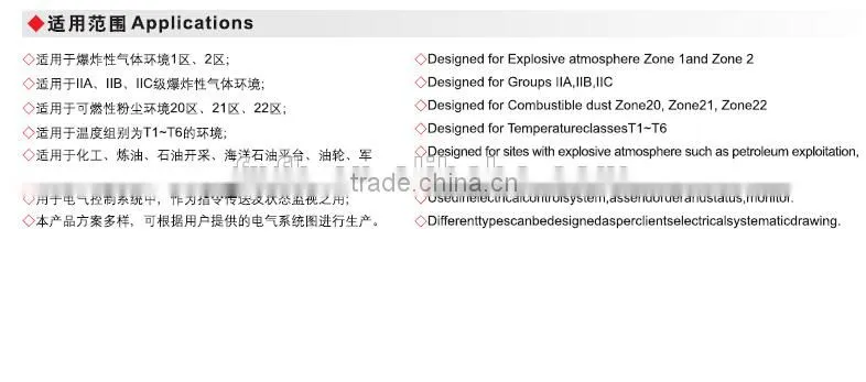 Explosion proof control box IP65 best selling