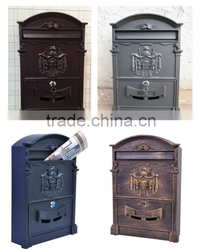 Aluminium mailboxes for houses