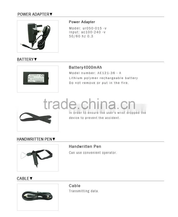 Rugged Biometric Computer(PDA) with Fingerprint Scanner